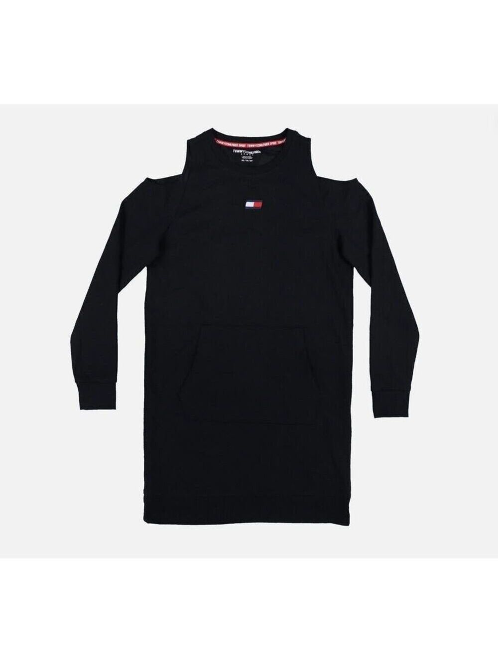 TOMMY HILFIGER SPORT WOMEN'S 2X PLUS COLD-SHOULDER LONG SLEEVE DRESS - Picture 2 of 5